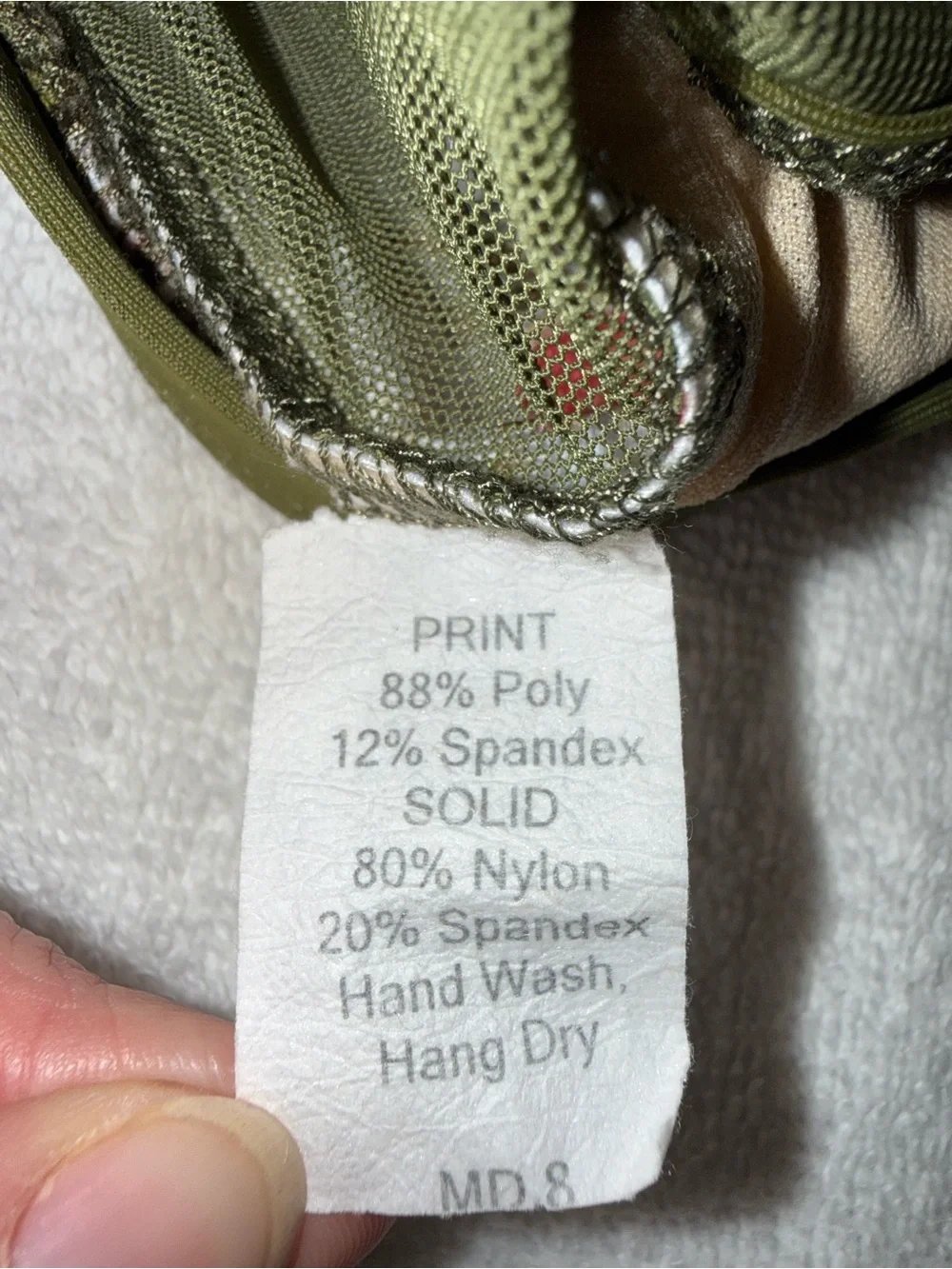 Betty Harlow Kids Floral Dance Top in Olive and Pink Size 8 Medium